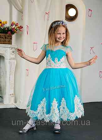 Детское нарядное красное платье 3Д-Кружево 116-134 Кривой Рог