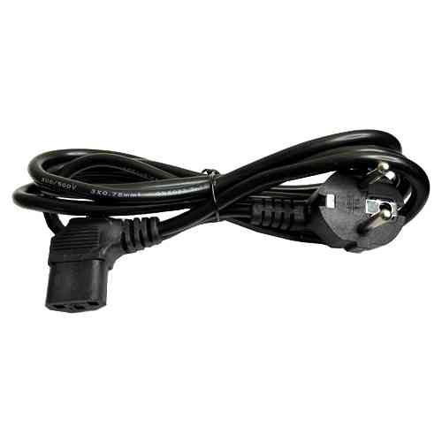 Сетевой кабель питания компьютера IEC C13 угловой, 28x0.07, 1.5м Винница