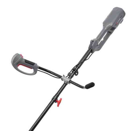 Тример електричний, 1,2 кВт, 7500 об/хв, ширина зрізання 255/380 мм, плавний пуск, котушка + 3-лопатевий ніж INTERTOOL DT-2246 Киев