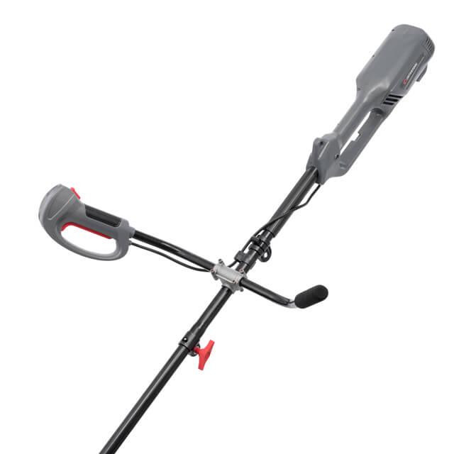 Тример електричний, 1,2 кВт, 7500 об/хв, ширина зрізання 255/380 мм, плавний пуск, котушка + 3-лопатевий ніж INTERTOOL DT-2246 Київ - фото 5