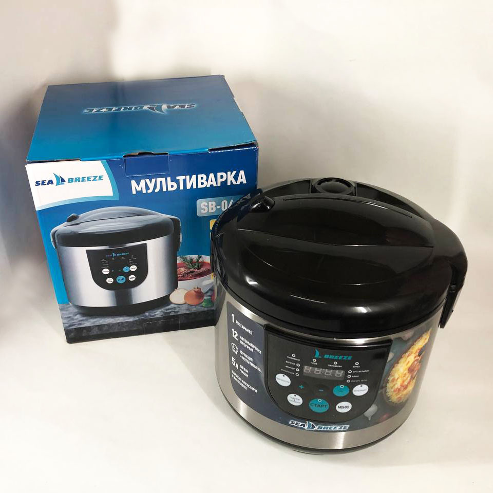 Мультиварка качественная бытовая SeaBreeze, Мультиварка пароварка скороварка качественная AP-18 Львов - изображение 2