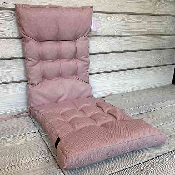 Подушка для стільців (40x120х4 см) подвійна Decorator Мальмо колір пудровий 84-170 Київ