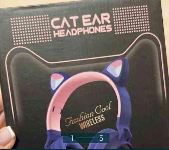 Безпроводные детские Наушники ,мигают: BT028 Fingertime , Фиолетовые Киев