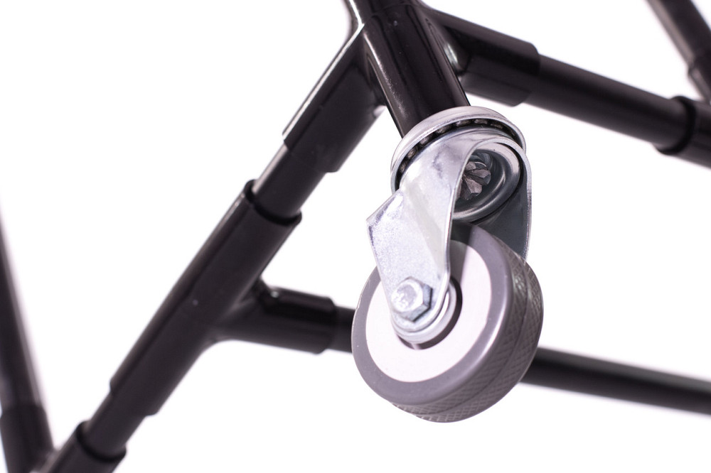 Металева стійка - тримач (контейнер) для сміттєвих пакетів для сухого та об'ємного сміття на колесах Бориспіль - фото 7