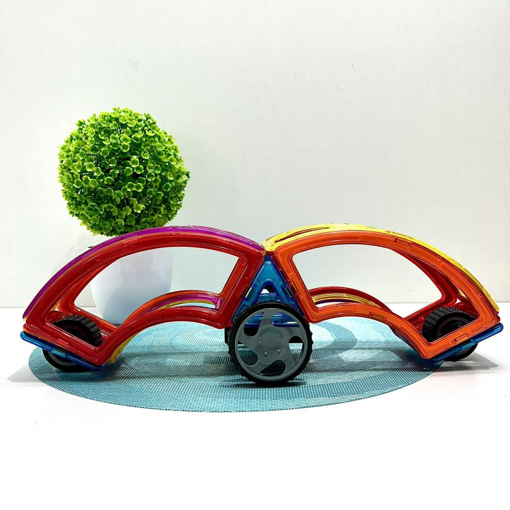 Конструктор магнітний Limo Toy Транспорт 87 деталей (LT3003) Чернигов - изображение 5