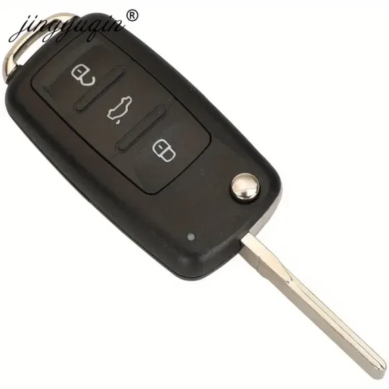 Ключ зажигания с чипом ID48, 3 кнопки для Volkswagen, Seat, Skoda – оригинальная заготовка для авто Киев