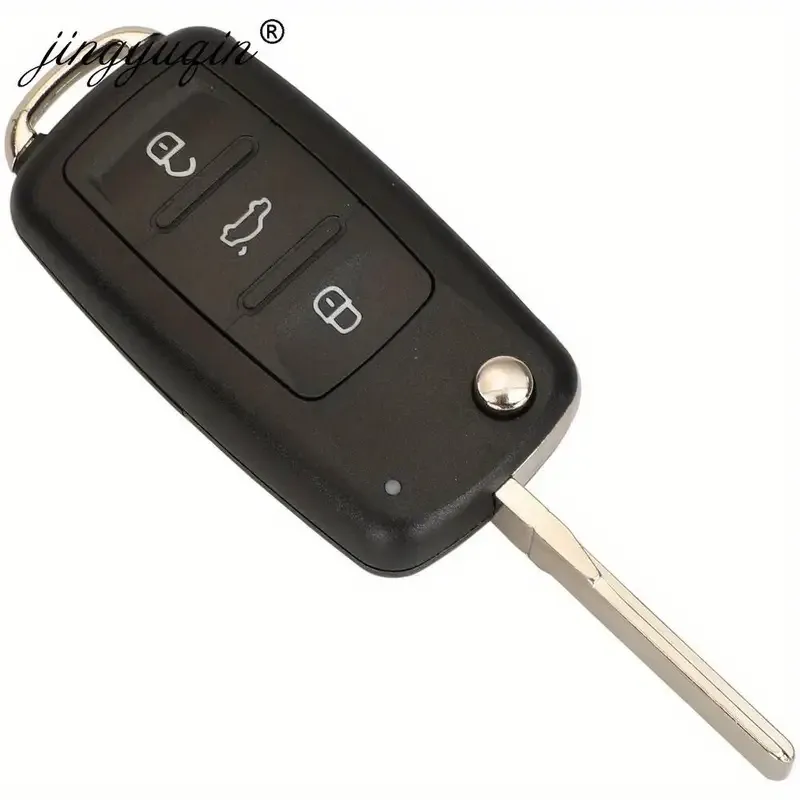 Ключ запалювання з чипом ID48, 3 кнопки для Volkswagen, Seat, Skoda – оригінальна заготовка для авто Київ - фото 4