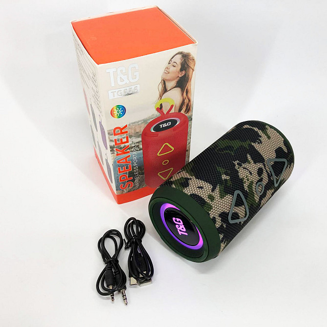 Колонка с ргб подсветкой, Качественная bluetooth колонка Портативная с поддержкой bluetooth HG-94 Львов - изображение 13