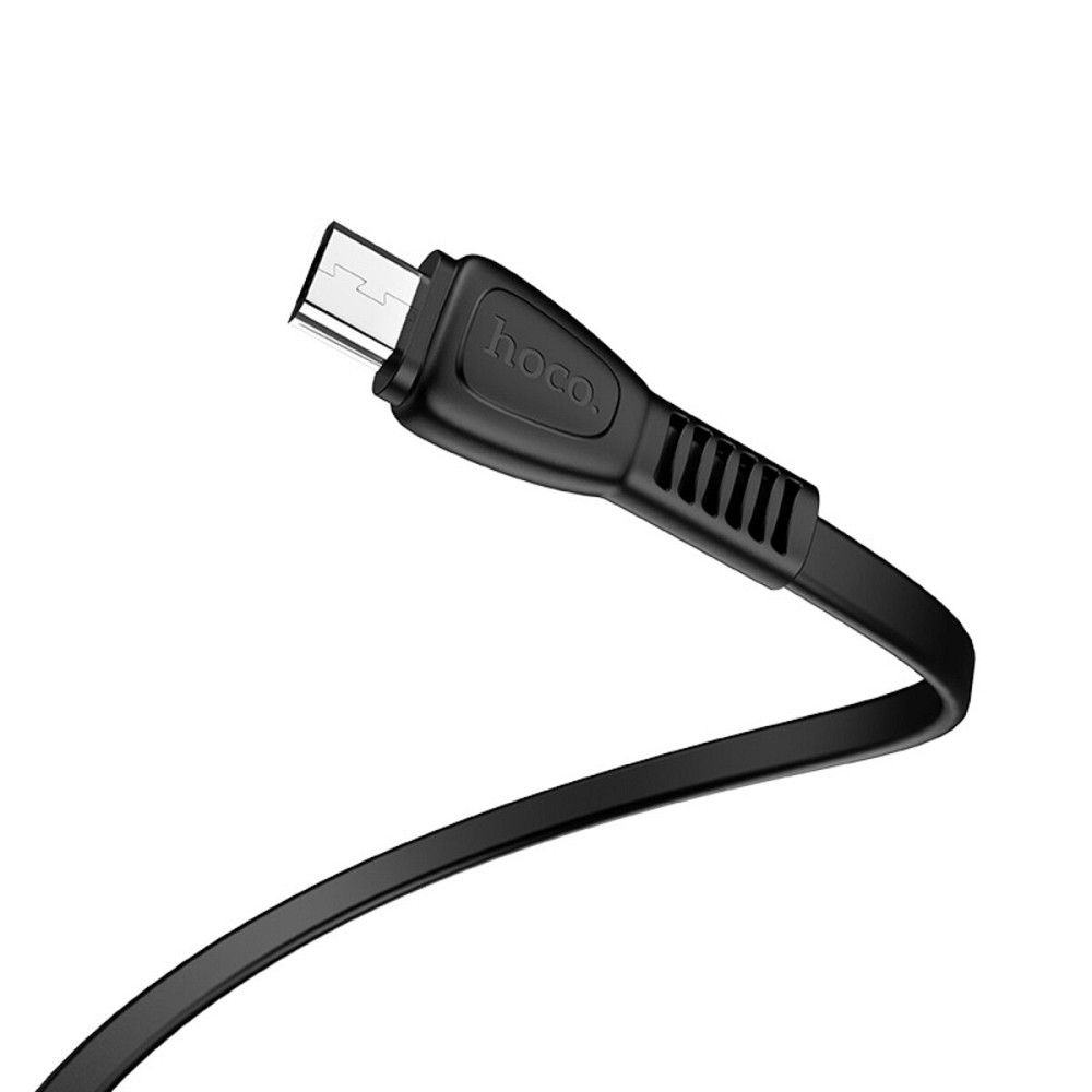 Кабель HOCO X40 USB to Micro 2.4A, 1m, TPE, TPE connectors, Black Киев - изображение 3