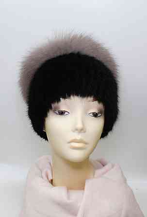 Шапка меховая женская кубанка Пенелопа Черный Харьков