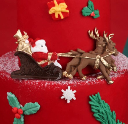 Молд новогодний 122 на 69 мм серый Киев - изображение 5