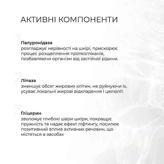 Антицелюлітний ензимний гель Hillary Anti-cellulite Gel Zymo Cell, 200 мл Київ