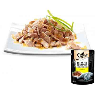 Влажный корм для кошек Sheba cij POU с курицей в желе 85 г (4770608257224) Винница