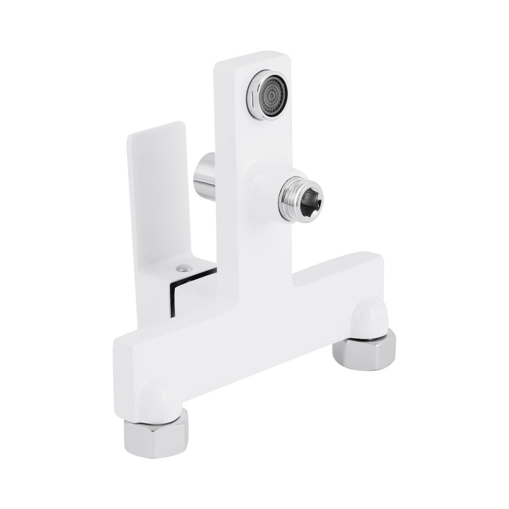Змішувач для ванни Qtap Gemini (з душовим гарнітуром) QTGEM259CRW45683 Chrome/White Київ - фото 13