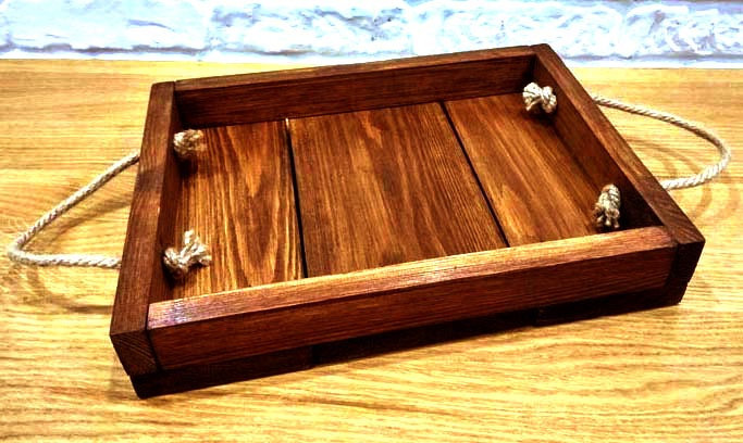 Поднос деревянный 