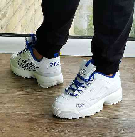 Кросівки FILA Disruptor Білі Жіночі Шкіряні Філа (розміри: 37,38,39,40,41) Відео Огляд Дніпро