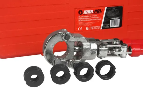 Гідравлічний обтиск для PEX труб MAR-POL – кейс + 8 штампів Львів