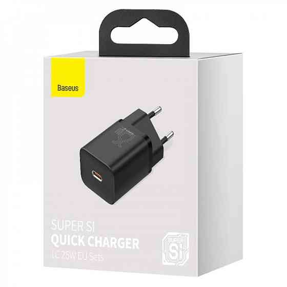 Сетевое зарядное устройство для Baseus Super Silicone PD Charger 25W Type-C черный Львов