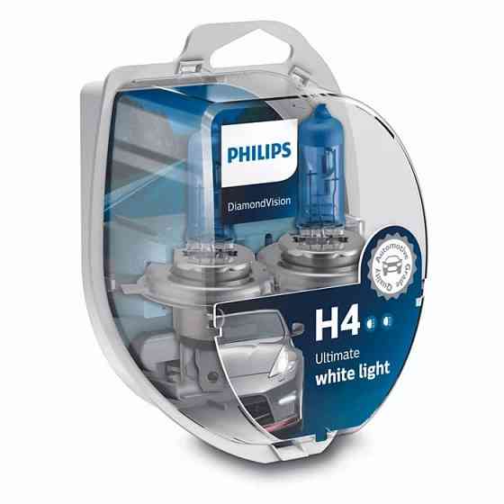 Комплект галогенових ламп PHILIPS H4 12342DVSP DiamondVision 5000K 60/55W 12V P43t (2 шт) Харків