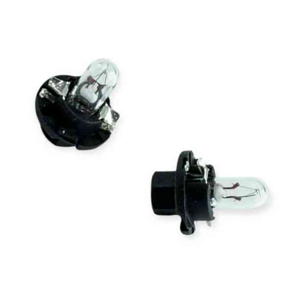 Автолампа 12V 1, 2W Bax8.4d з патроном БЦ Мукачево