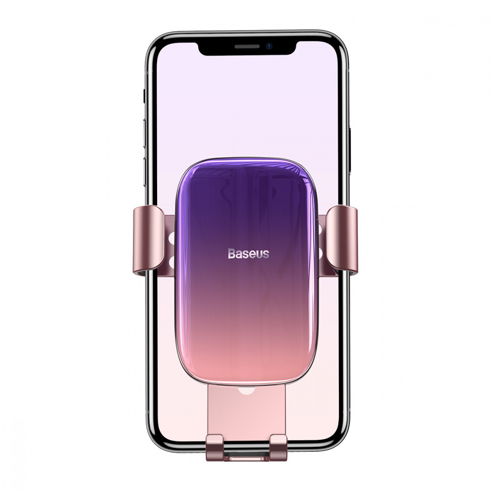 Тримач телефону автомобільний Baseus Glaze Gravity Car Mount чорний Львів - фото 10