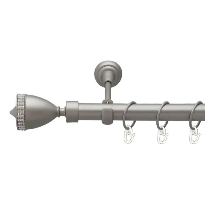 Карниз Orvit Етернія металевий однорядний відкритий Сатин 25 мм 300 см (6322026) Львів - фото 1