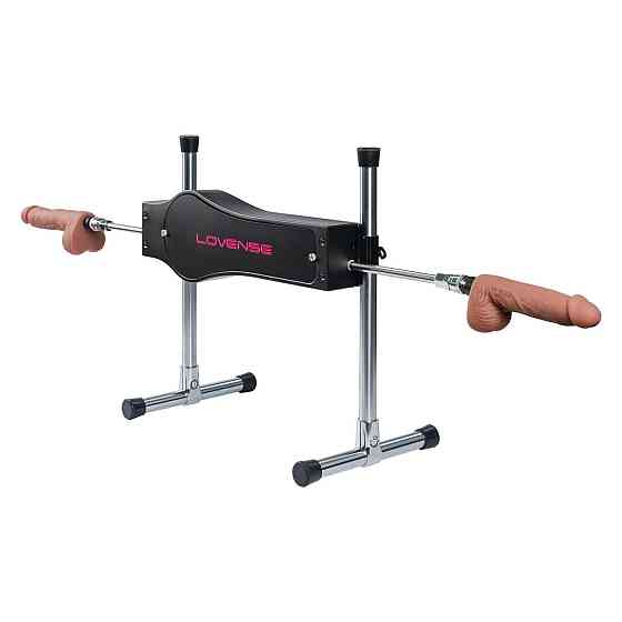 Смарт секс-машина Lovense Sex Machine, два штоки та фалоімітатори, можна для вебкаму Sex Aura Київ