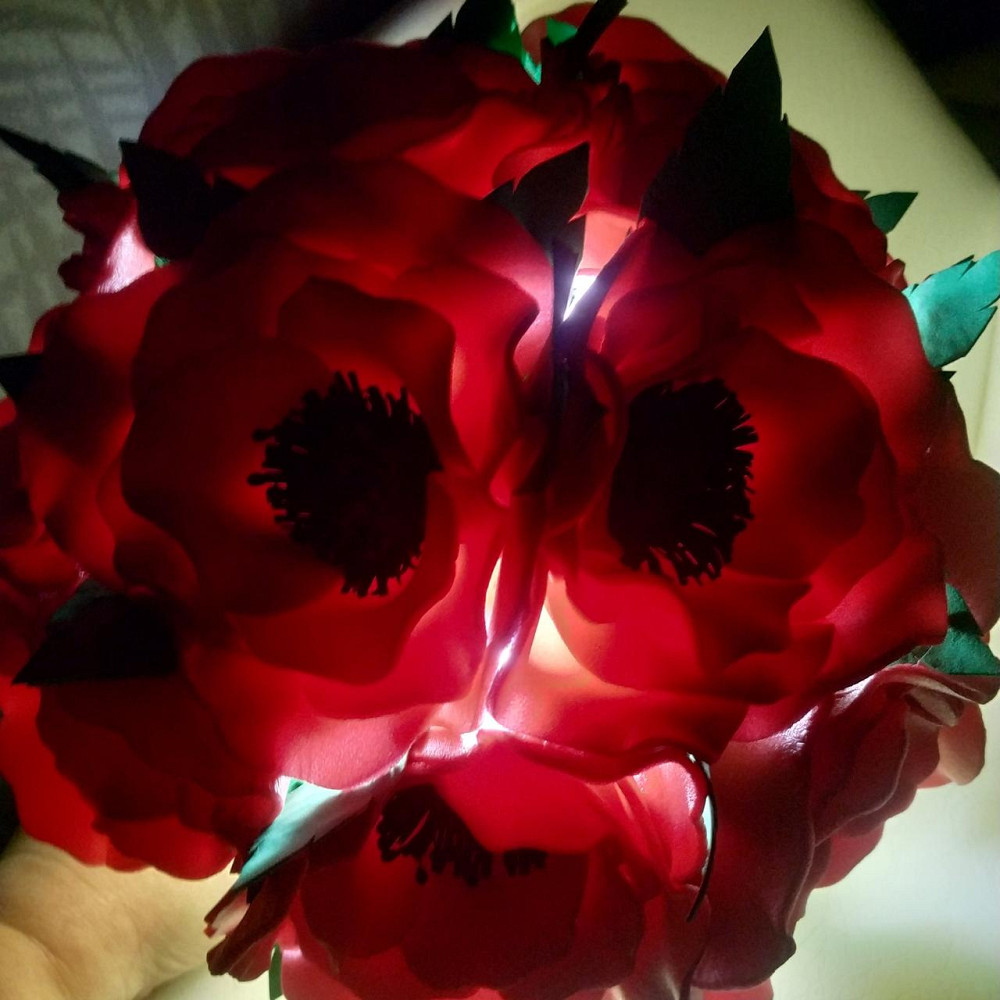 Світильник-нічник "Букет червоних маків" Дніпро - фото 9