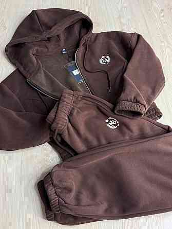 Костюм жіночий Joy One 80990 утеплений на флісі худі зі штанами коричневий, коричневий, XL Київ