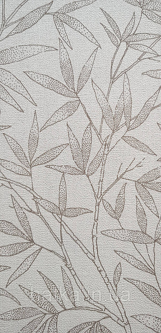 Шпалери вінілові на флізеліні метрові Rasch Novella 1,06х10 листя гілки матові коричневі на бежевому Київ - фото 1
