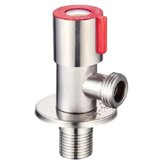 Кран для підключення сантехприборів 1/2x1/2 Mixxus VAL-02 червоний (нержавіюча сталь) (SS0049)   ( 22239 ) Харків