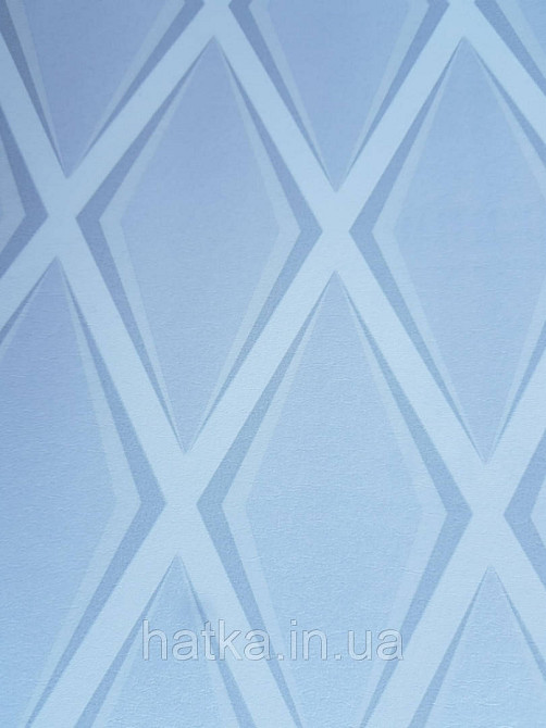 Шпалери флізелінові Decoprint Elisir EL21060 геометричні фігури 3д ромби сірі білі бежеві срібні Київ - фото 1