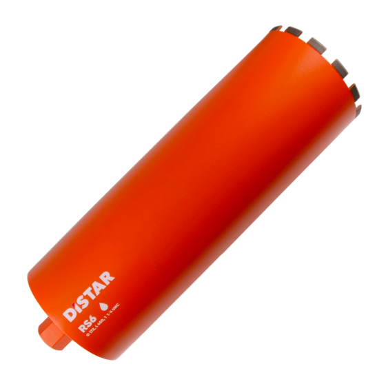 Якісне свердло алмазне Distar DDS-W 172X450X1 1/4 UNC RS6 : ∅ 170мм х 450мм, бетон армований Київ