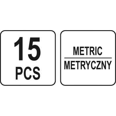 Набор инструментов Yato для ремонта резьбы на болтах и гайках YT-17705 (YT-17705) Винница