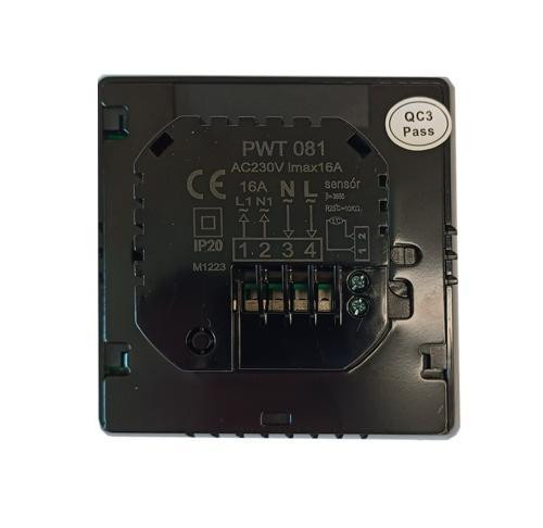 Терморегулятор програмований In-Therm PWT 081 WI-FI Чорний Київ - фото 5