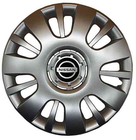 Автомобильные модельные колпаки R15 Nissan 312 4шт, SJS, серебряные Киев