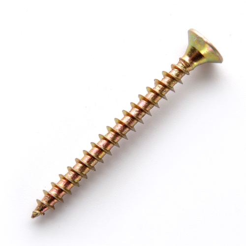 Саморіз універсальний з потайною головкою 5,0*50мм цинк жовтий 50 шт/уп APRO Житомир - изображение 2