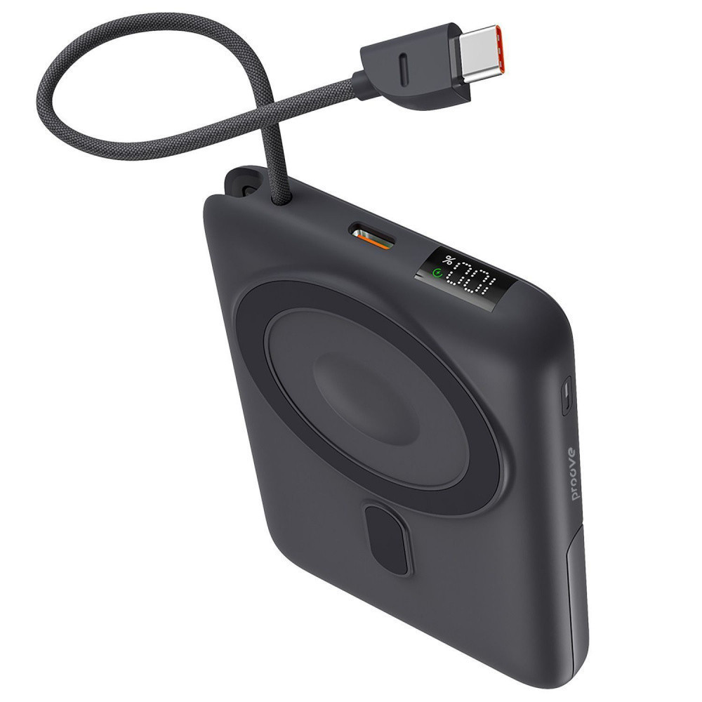 Універсальна мобільна батарея Proove Moon Rock 2 in 1 22.5 W 10000 mAh Gray (PBR122012105) ( Сірий ) Харків - фото 3