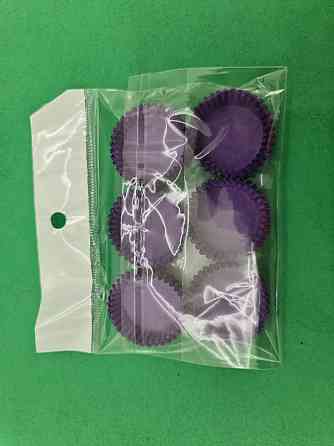 Тартолетка для кексів "Кругла фіолетова"D30 H9,5 (100шт)/3а/ (1 уп.) Харків