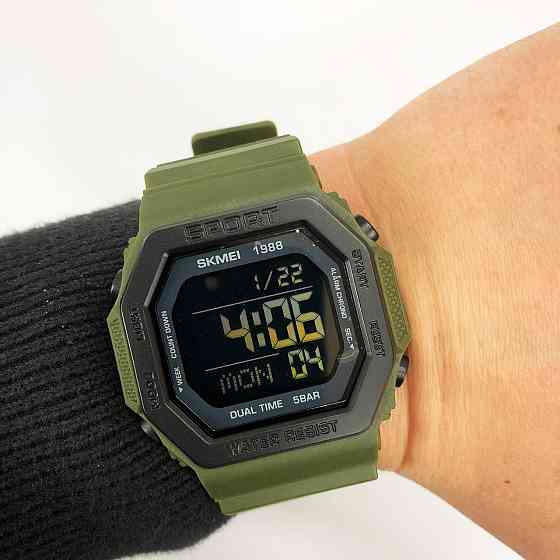 Годинники наручні спортивні, Електронні вологозахищені наручні годинники Водонепроникні 50 м JW-52 Львів