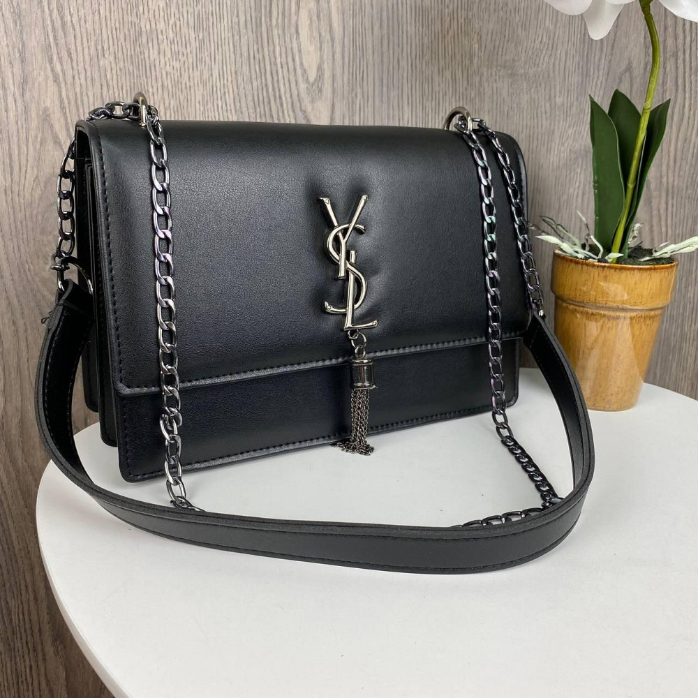 Набір жіноча міні сумочка клатч YSL сумка з ланцюжком + жіночий пояс поясний ремінь ( 21789 ) Харьков - изображение 4