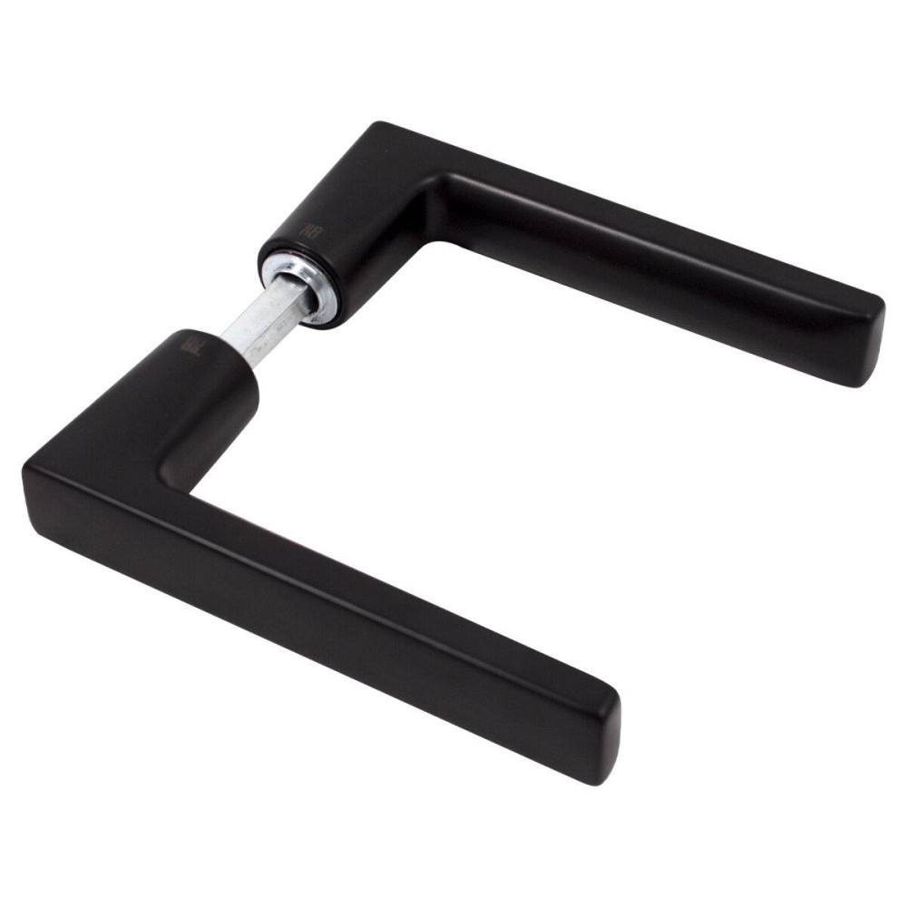 Дверна ручка на розетті Nuda Baar чорний матовий R ф/з Київ - фото 4