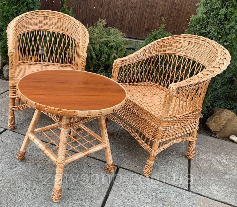 Набор мебели плетеный для балкона Киев - изображение 4