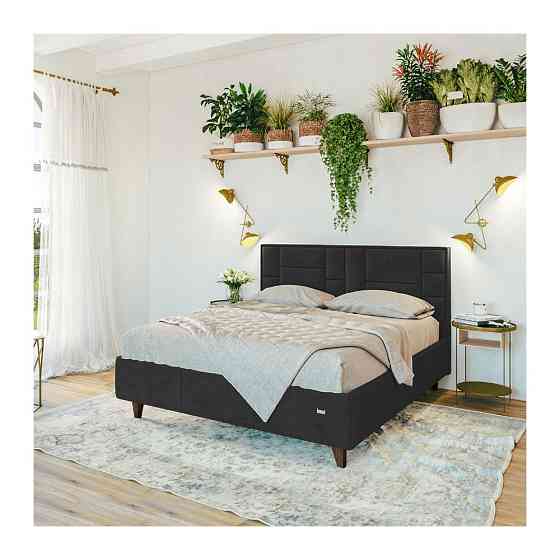 Кровать TaurusDesign Gray Standart на ножках 140x190 темно-серый Киев
