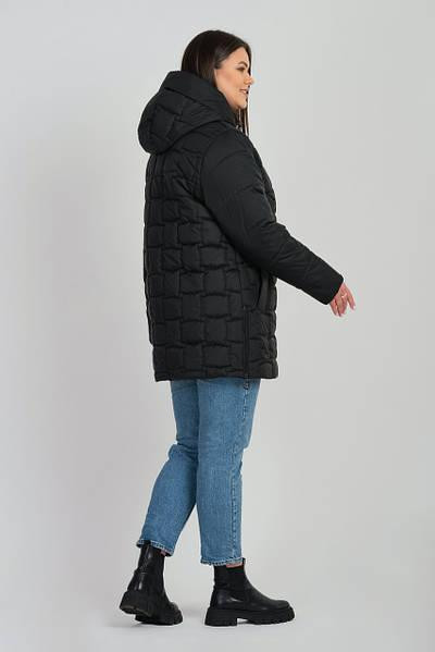 Женская стёганная демисезонная куртка больших размеров Киев - изображение 4