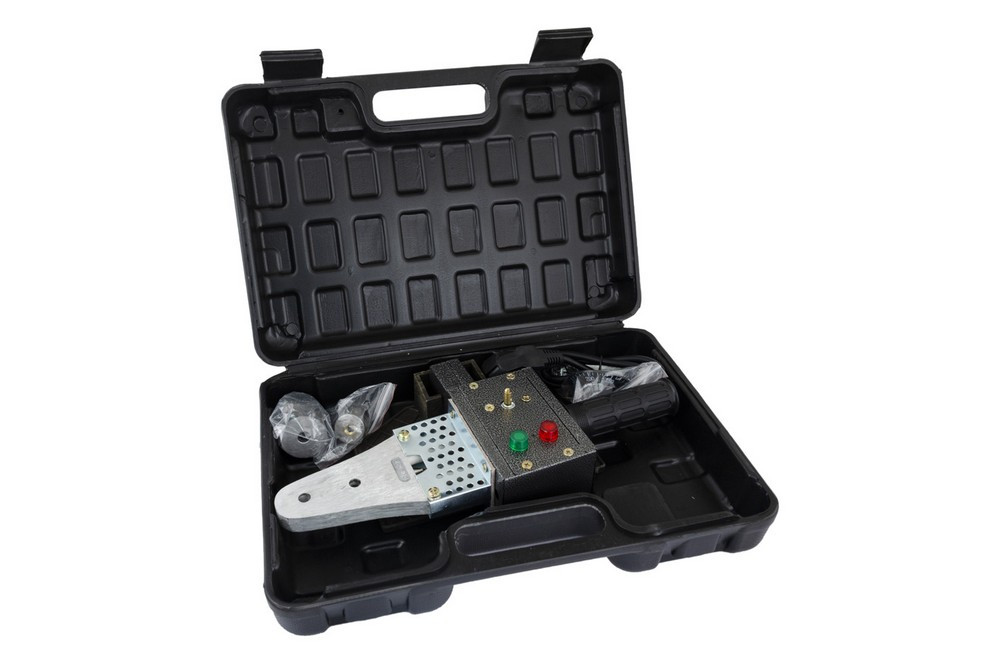 MASTERTOOL Паяльник для пластикових труб MASTERTOOL 20-32 мм 800 Вт/220 V/50 Hz 0-300°С IP44 LE Коломия - фото 4