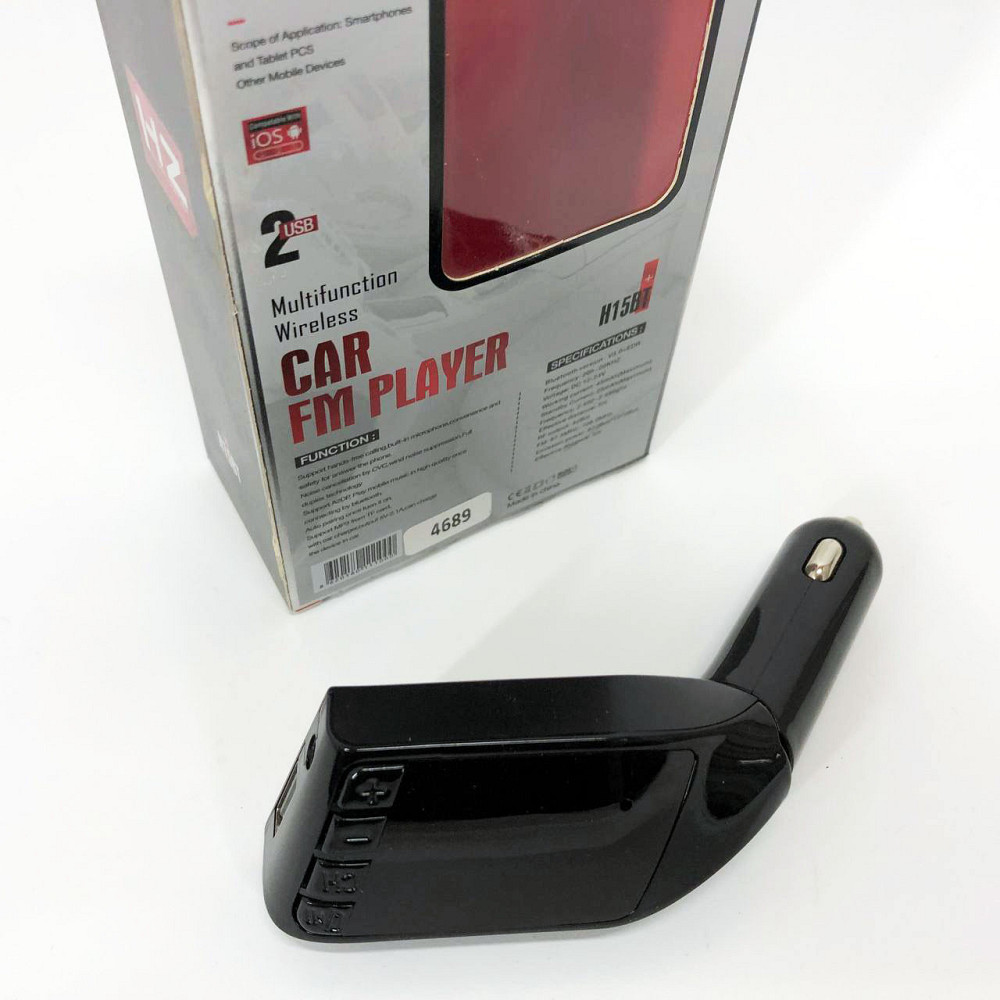 Фм у прикурювач для флешки H15 Bluetooth MP3, Модулятор для автомобіля, Модулятор музики IW-790 в машину Київ - фото 2