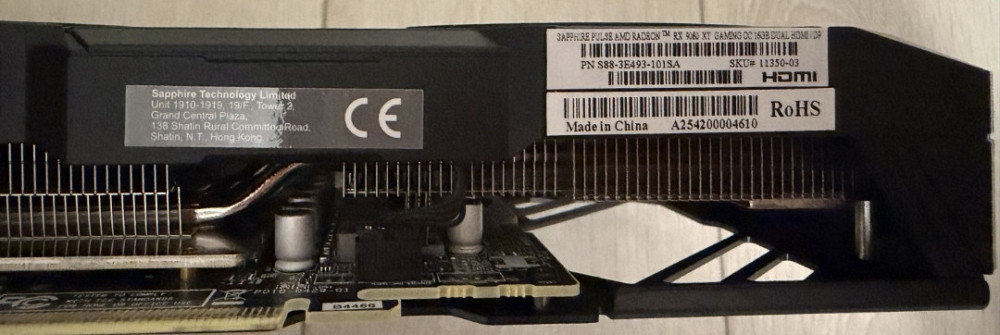 Відеокарта Sapphire Pulse AMD Radeon RX 9060 XT 16GB (11350-03) Харків - фото 1