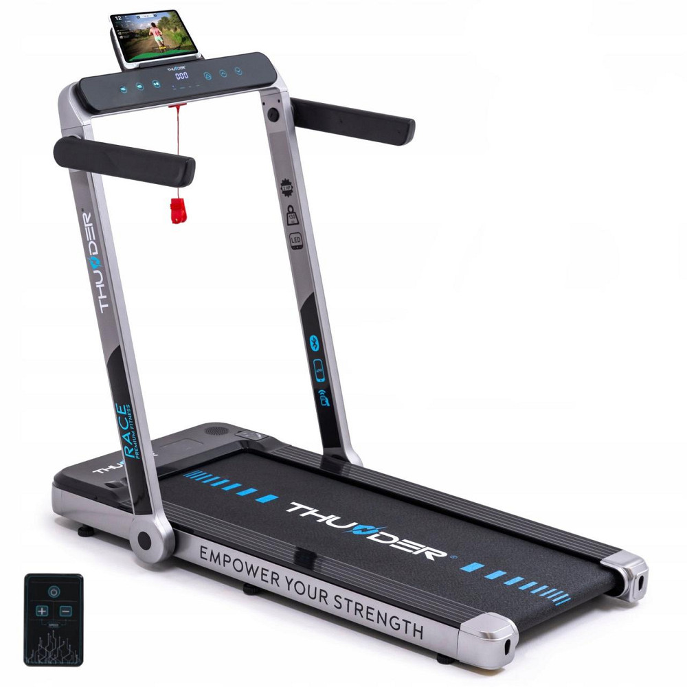 Беговая дорожка электрическая THUNDER RACE-SILVER Киев - изображение 1