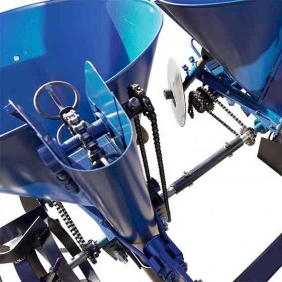 Картоплесаджалка 2р. ланцюгова до мототрактора + бункер для внесення добрив (фіксоване міжряддя) (КС19) Харьков